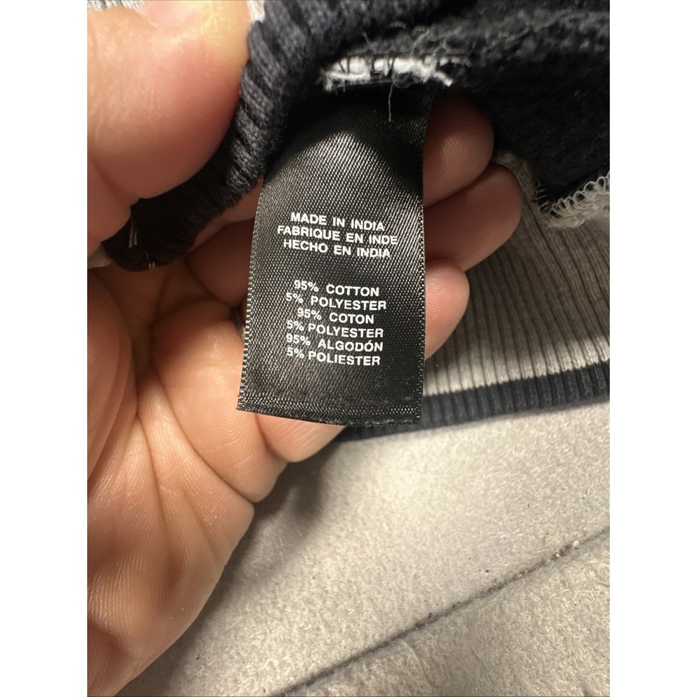 Sean John Jacket Mens 2XL Gray, Black Color Block, Full Zip-Up Logo Track - Picture 5 of 9
